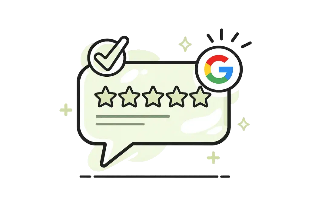 Google reviews illustration